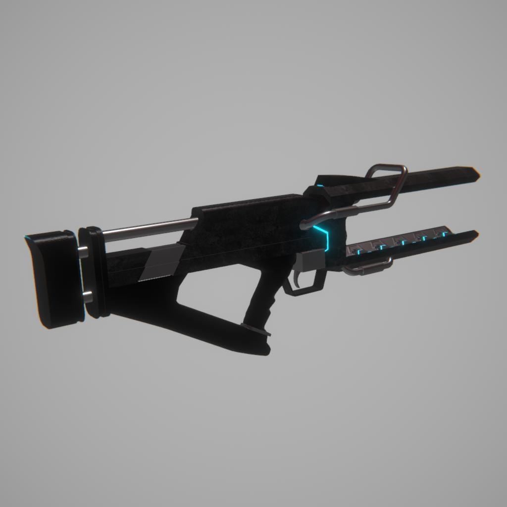 【3Dモデル】アサルトレールガン