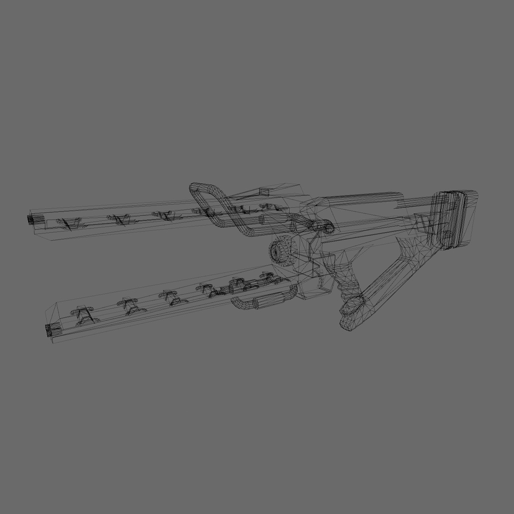 【3Dモデル】アサルトレールガン