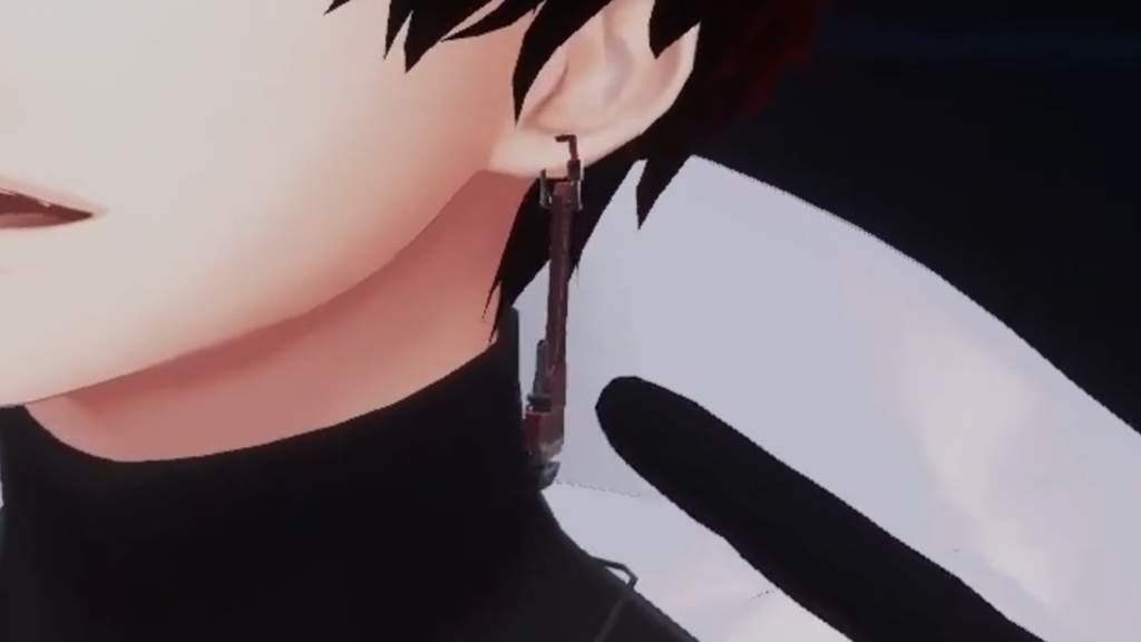 【VRChat想定】パイプレンチピアス