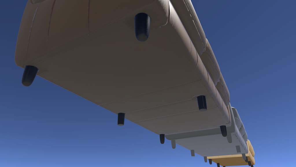 AIで作った無駄にハイポリゴンなソファ