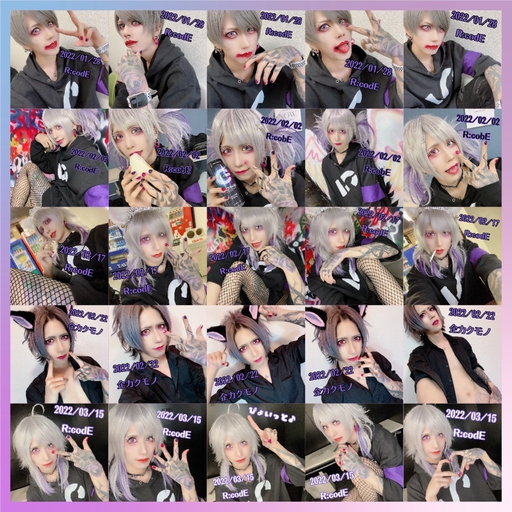 ライブの過去チェキ