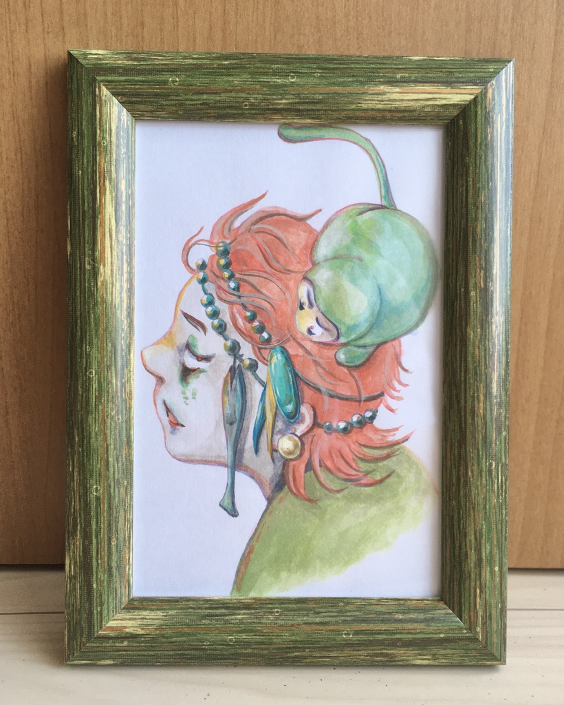 ミニ原画「戯れ」