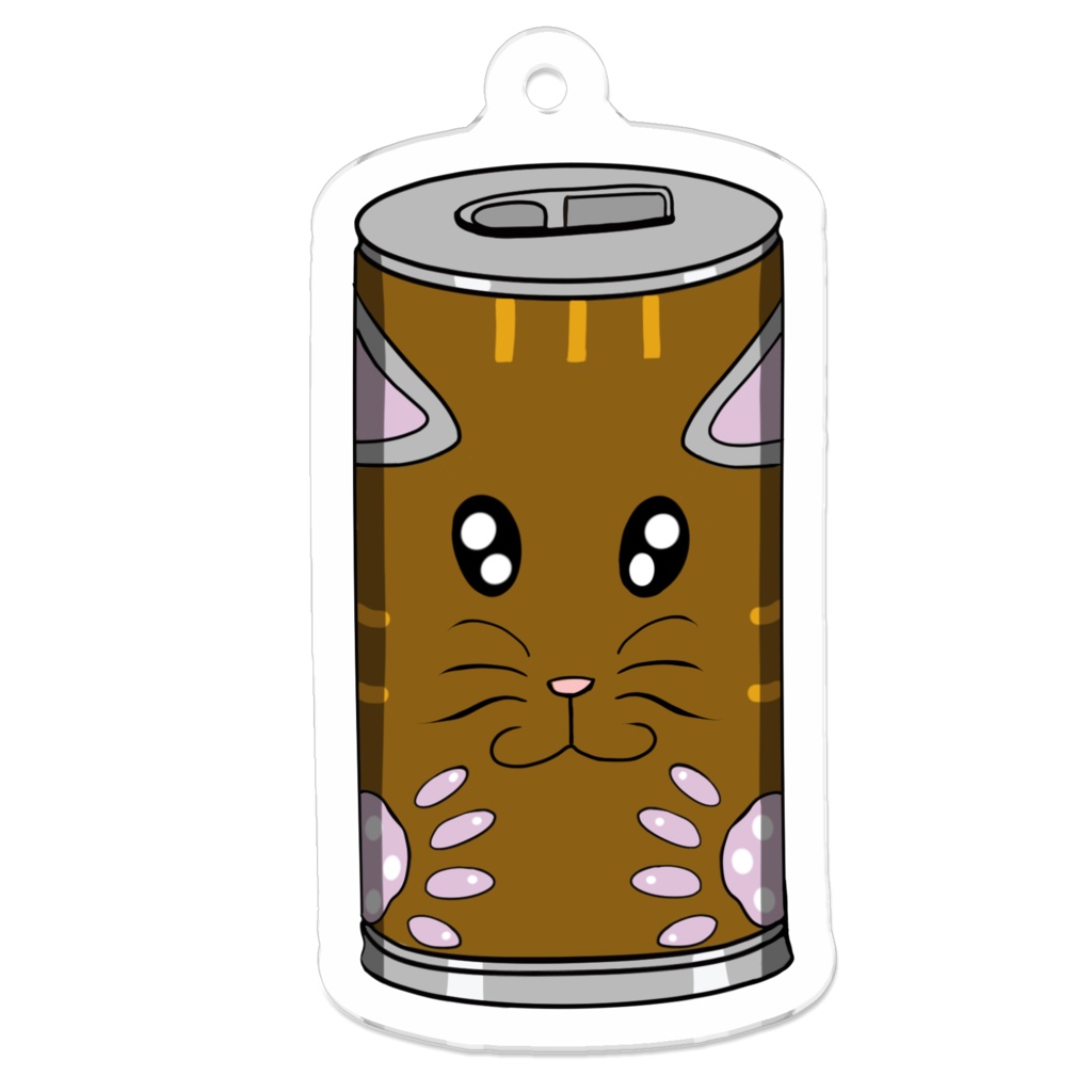 ケモCan!　猫　缶タイプ　アクキー