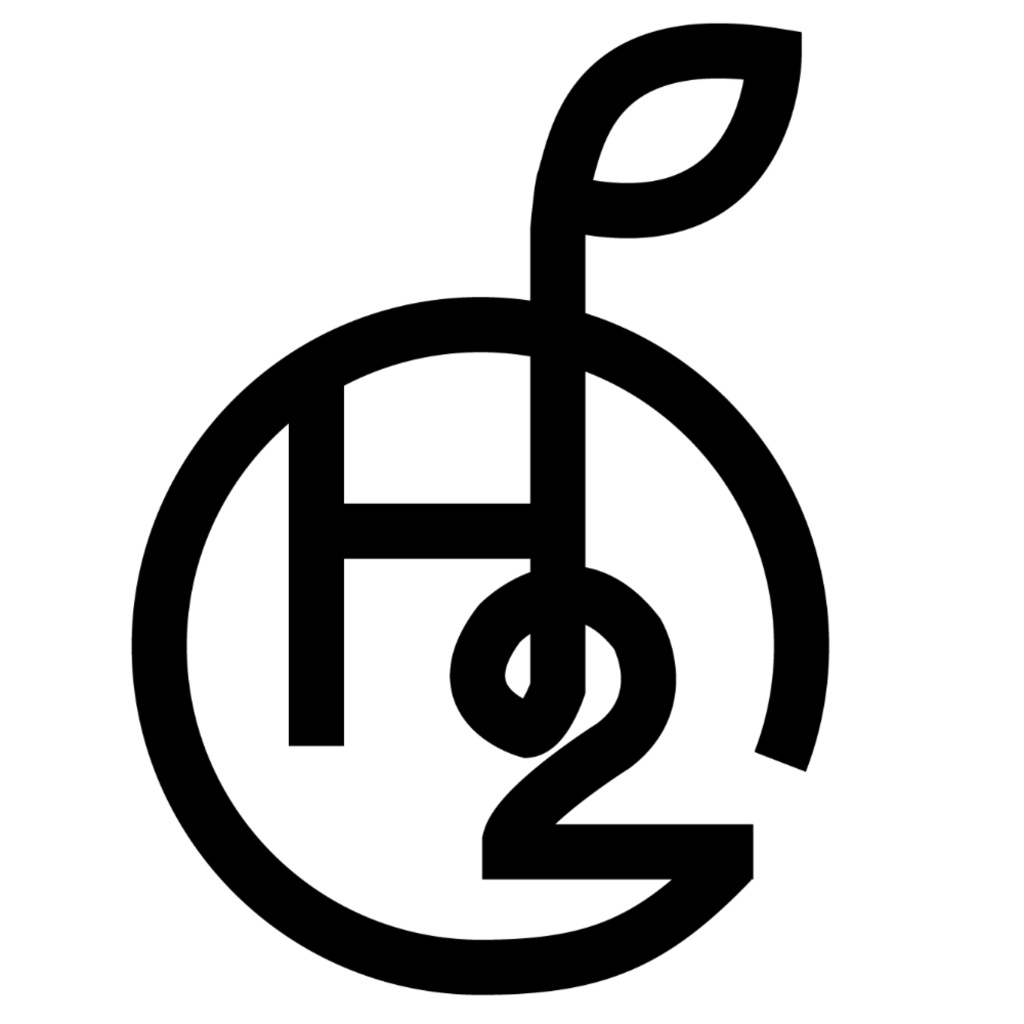 水素林檎マークステッカー