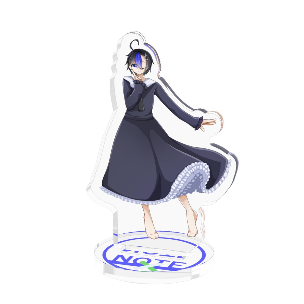 ノートくん ゴスロリ アクリルフィギュア 水素林檎 Note 酸晴の売り場 Booth