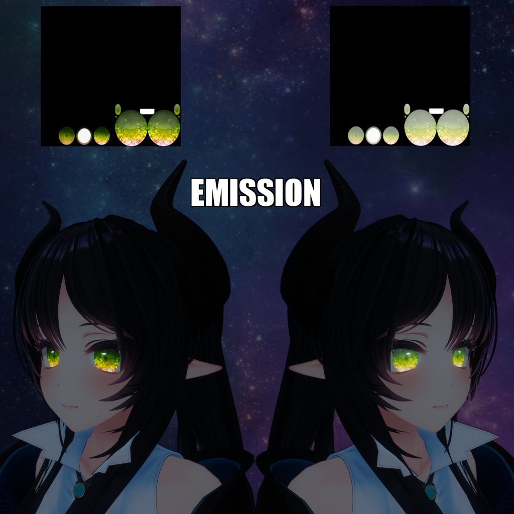 【MEME】KIRAKIRA JEWELRY EYE【LUCIFER】