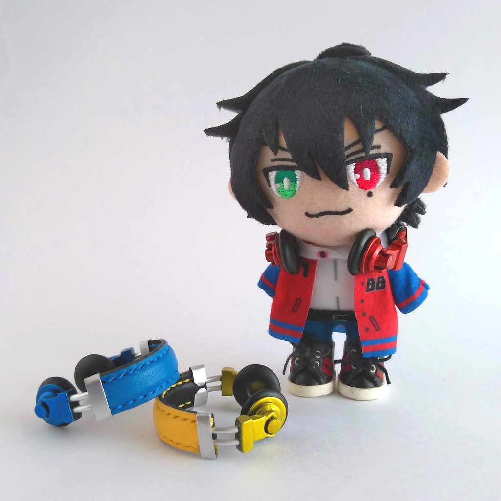 ぬいさん用の小さなヘッドホン