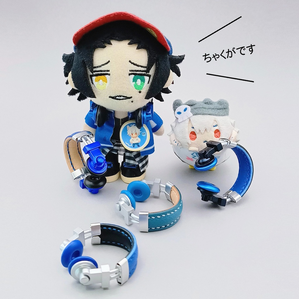 ぬいさんの小さなヘッドホン