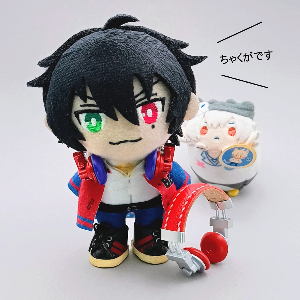 ぬいさんの小さなヘッドホン