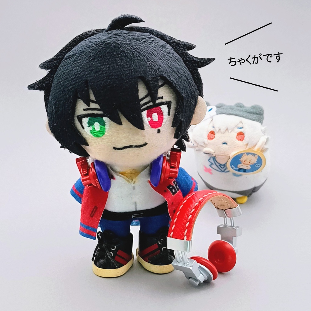ぬいさんの小さなヘッドホン