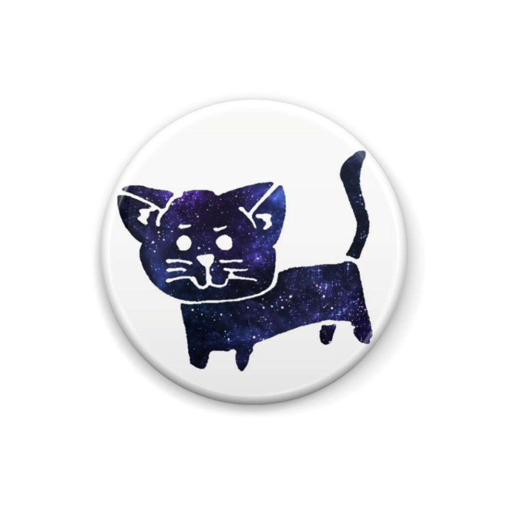 スペースﾈｺﾁｬﾝ缶バッジ