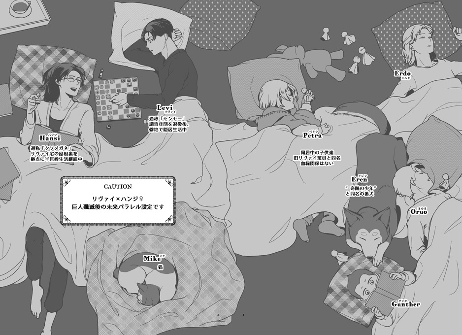 【リヴァハン未来パラレル】おやすみ、ナイトメア