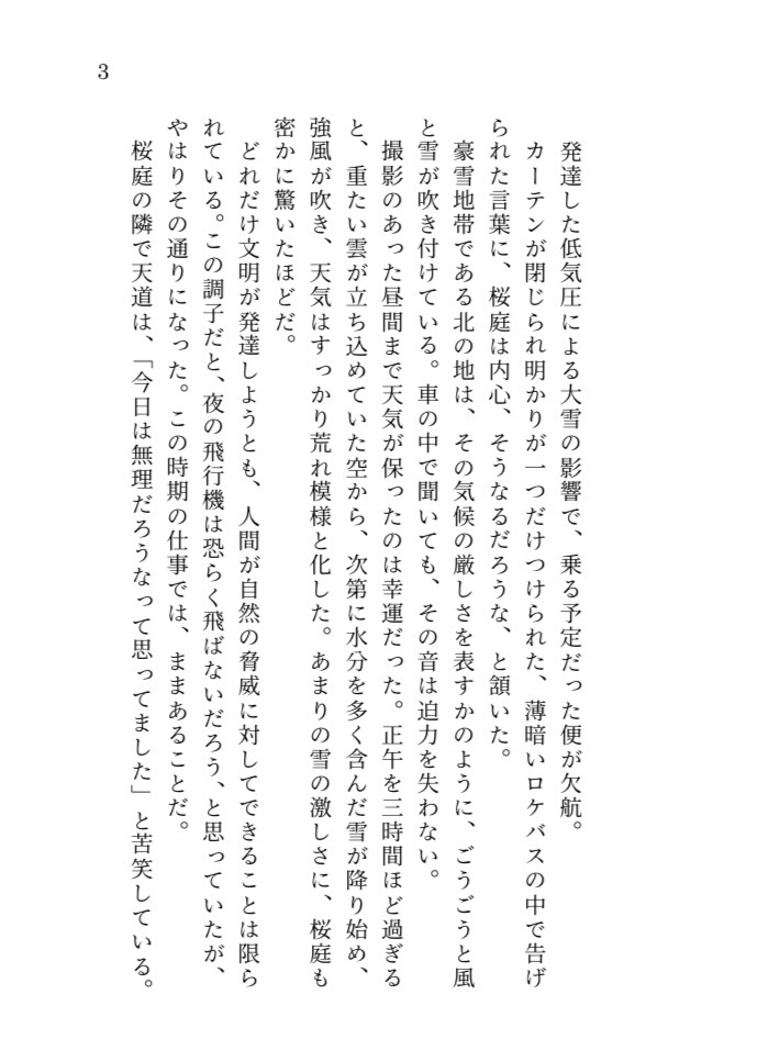 雪と陽のあいだでおやすみ