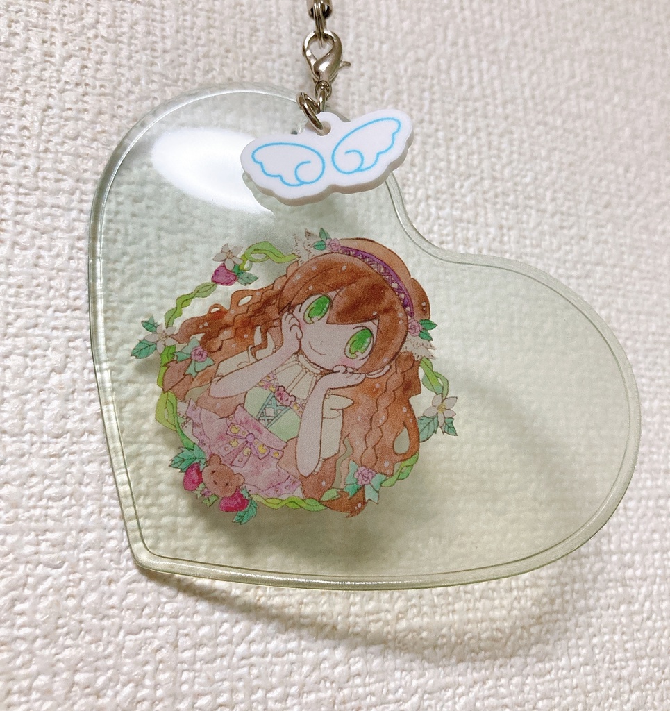 【創作】やわらかクリアチャーム(ルーチェ)