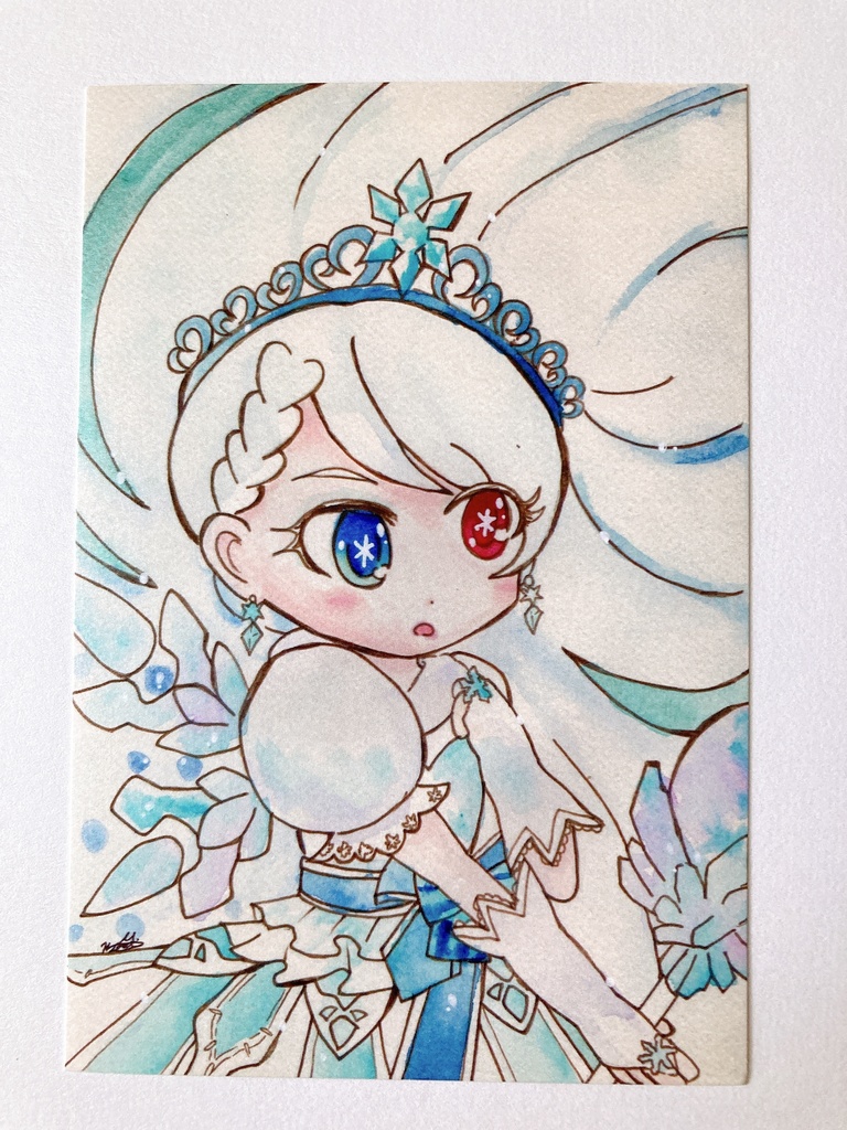 フローレス キラキラポストカード