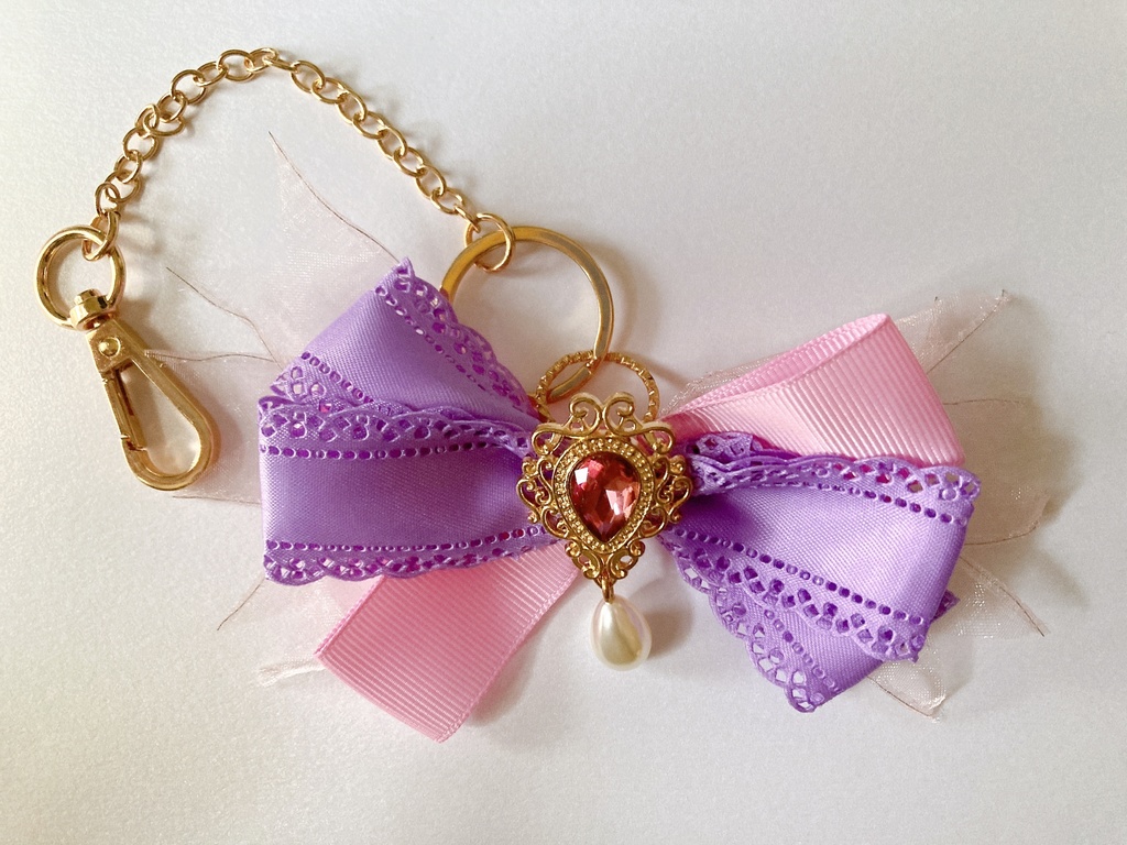 【創作】Fancy Dreamyリボンバッグチャーム