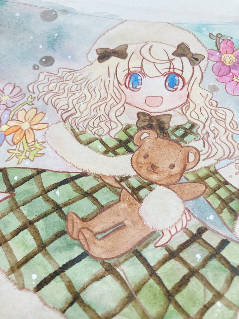 額装原画「Dear bruin」