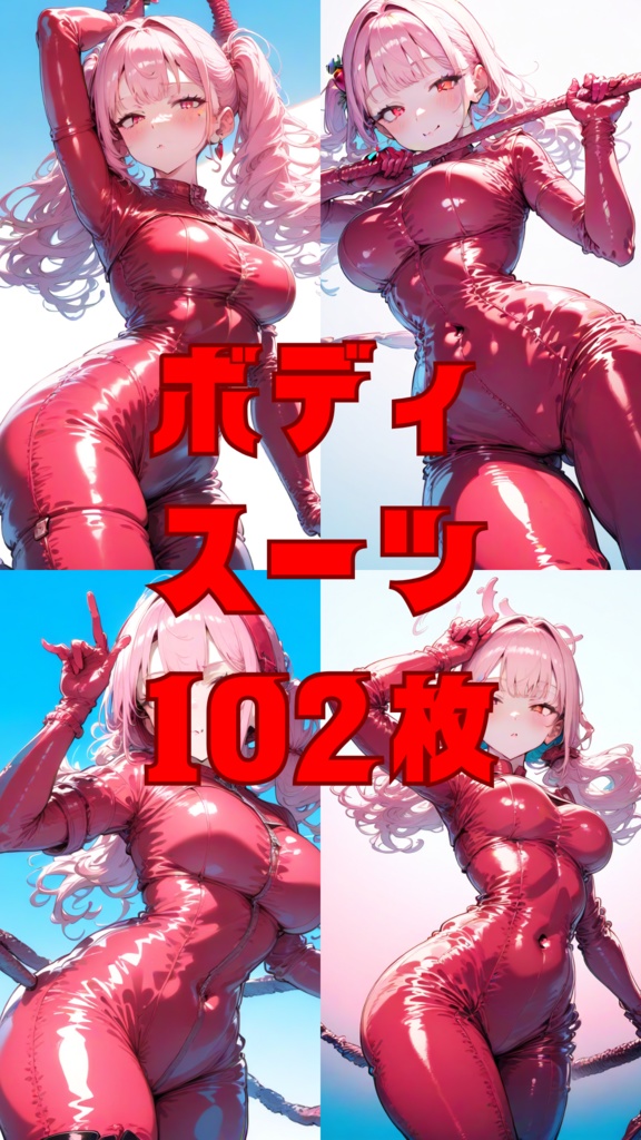 【BOOTH限定】ボディスーツ痴女102枚