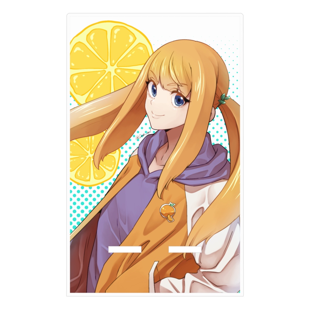 OCアクリルスマホスタンド(背景白版)※形状確認のうえご注文ください