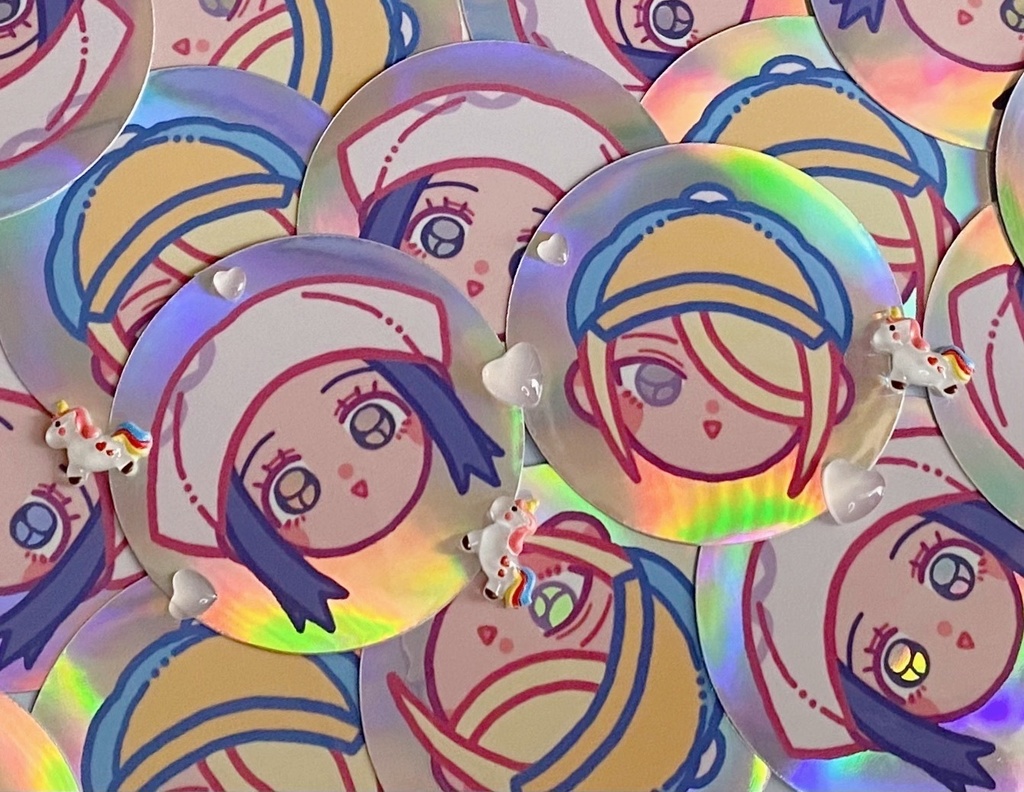 きらきらオーロラステッカー♡ォョセット