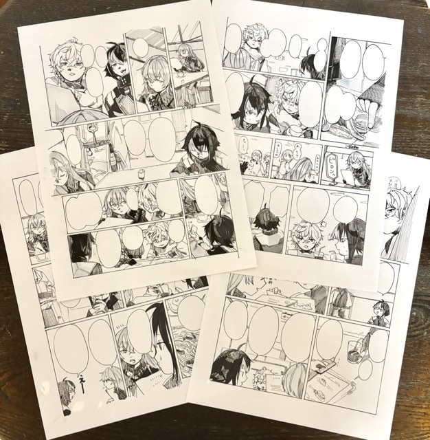 完売【原画】THE4ヒーロー様