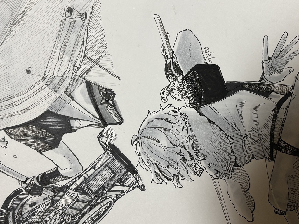 【原画】クナイや手裏剣に留まらず、あらゆる武器の扱いに長ける。