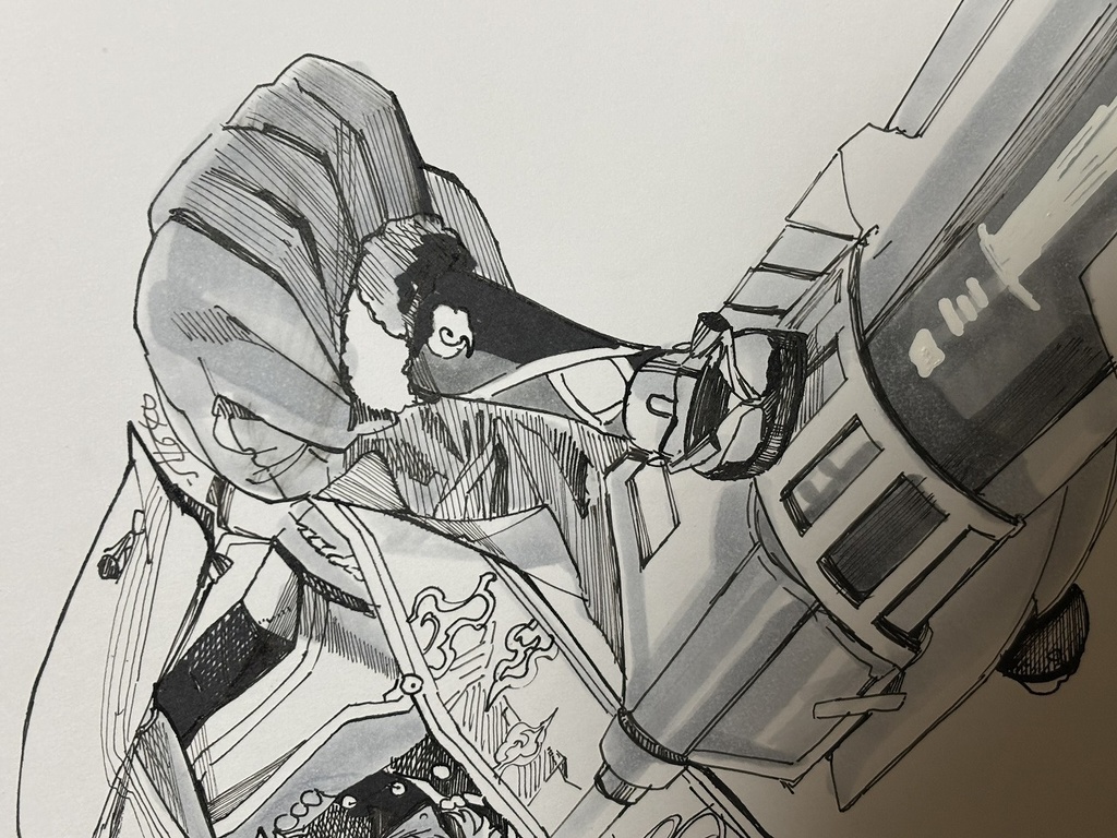 【原画】クナイや手裏剣に留まらず、あらゆる武器の扱いに長ける。