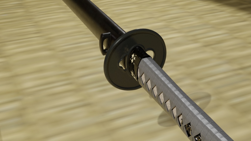 3Dモデル The日本刀 TheSimpleJapaneseSword 【Katana】