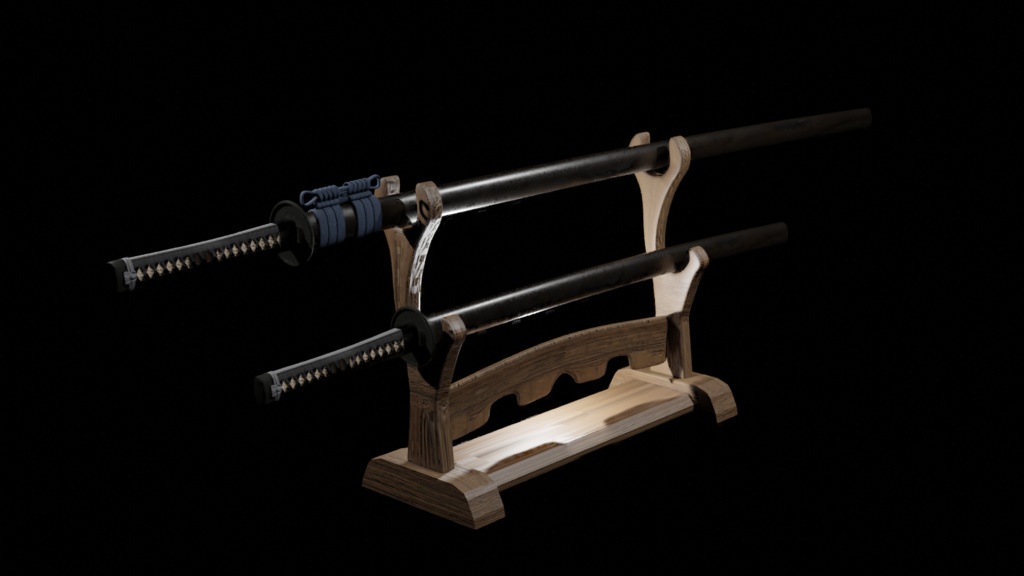 3Dモデル The日本刀 TheSimpleJapaneseSword 【Katana】