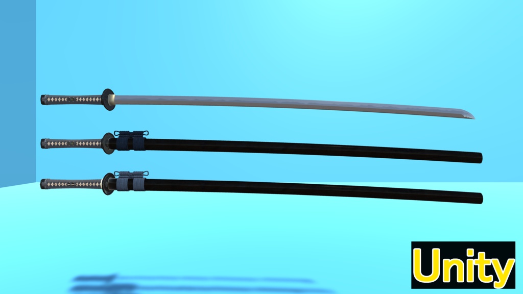 3Dモデル The日本刀 TheSimpleJapaneseSword 【Katana】