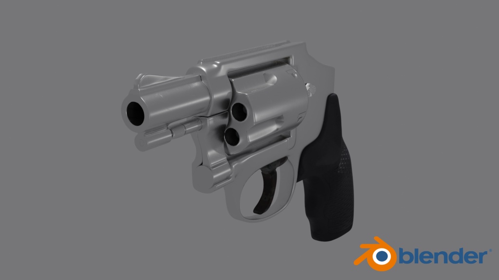 【3DModel】Revolver624【Unity+VRChat対応】