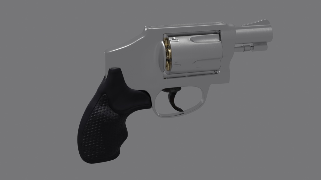 【3DModel】Revolver624【Unity+VRChat対応】