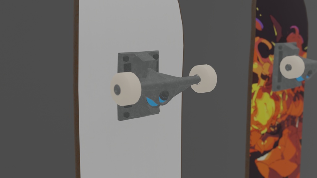 【VRC】Skateboard_BuckPrintCustom【VRCアクセサリー】