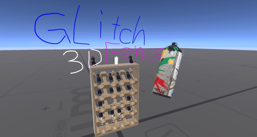 【VRChat】SprayCan_PenTool スプレー缶セット