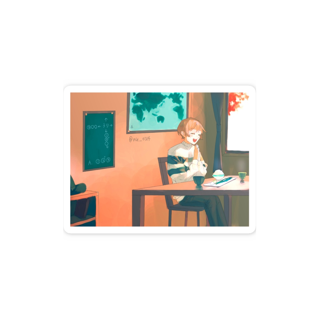 「緑の地図」の問題 / スマホステッカー