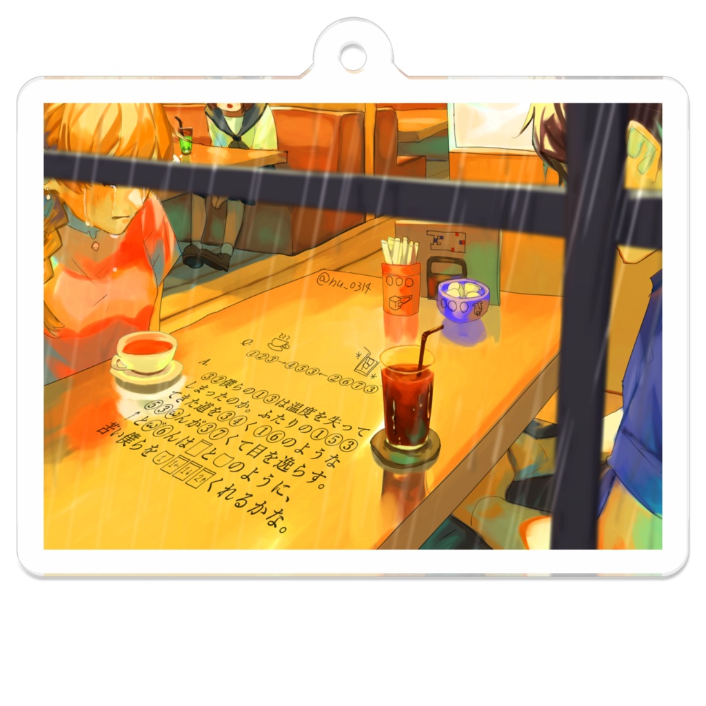 「口にするまで」の問題 / アクリルキーホルダー 