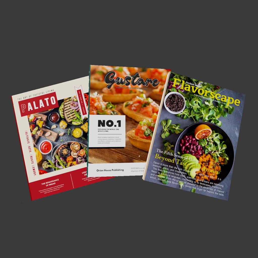 【3Dモデル|無料あり】架空の海外グルメ雑誌