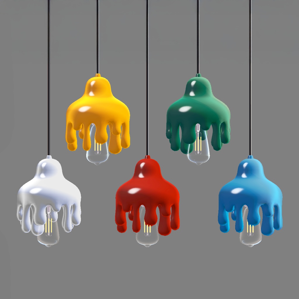 【3Dモデル|無料あり】ペンダントライト『WhipDrop/ホイップドロップ』