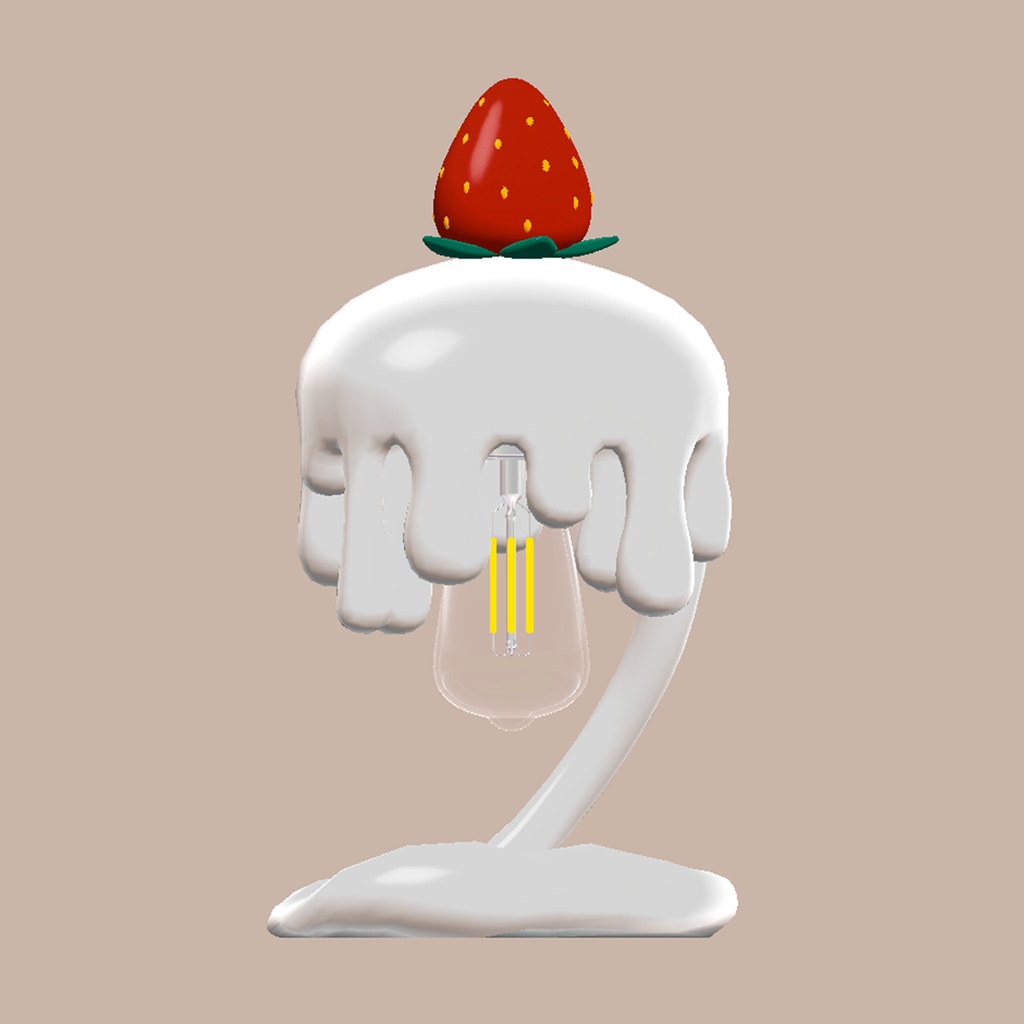 【3Dモデル|無料あり】スタンドライト『WhipDrop Stand/ホイップドロップ スタンド』