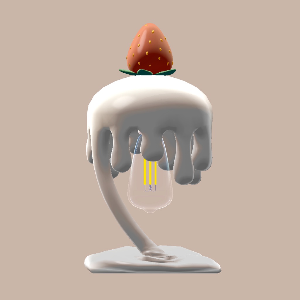 【3Dモデル|無料あり】スタンドライト『WhipDrop Stand/ホイップドロップ スタンド』