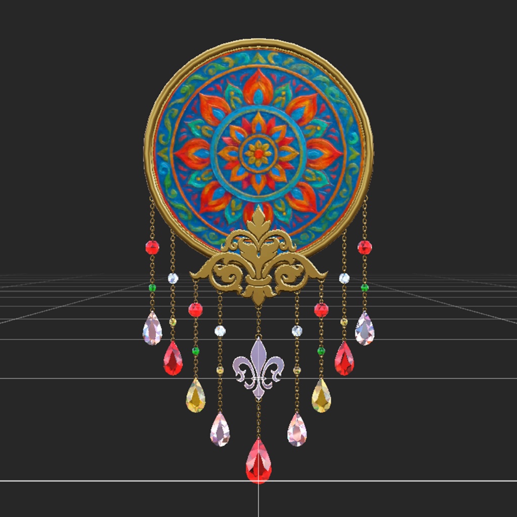 【3Dモデル|無料あり】ウォールデコ『Mandalith/マンダリス』