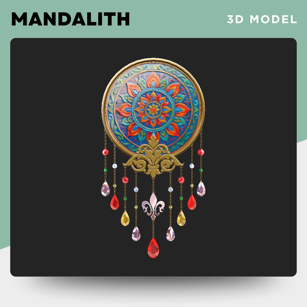 【3Dモデル｜無料あり】ウォールデコ『Mandalith／マンダリス』