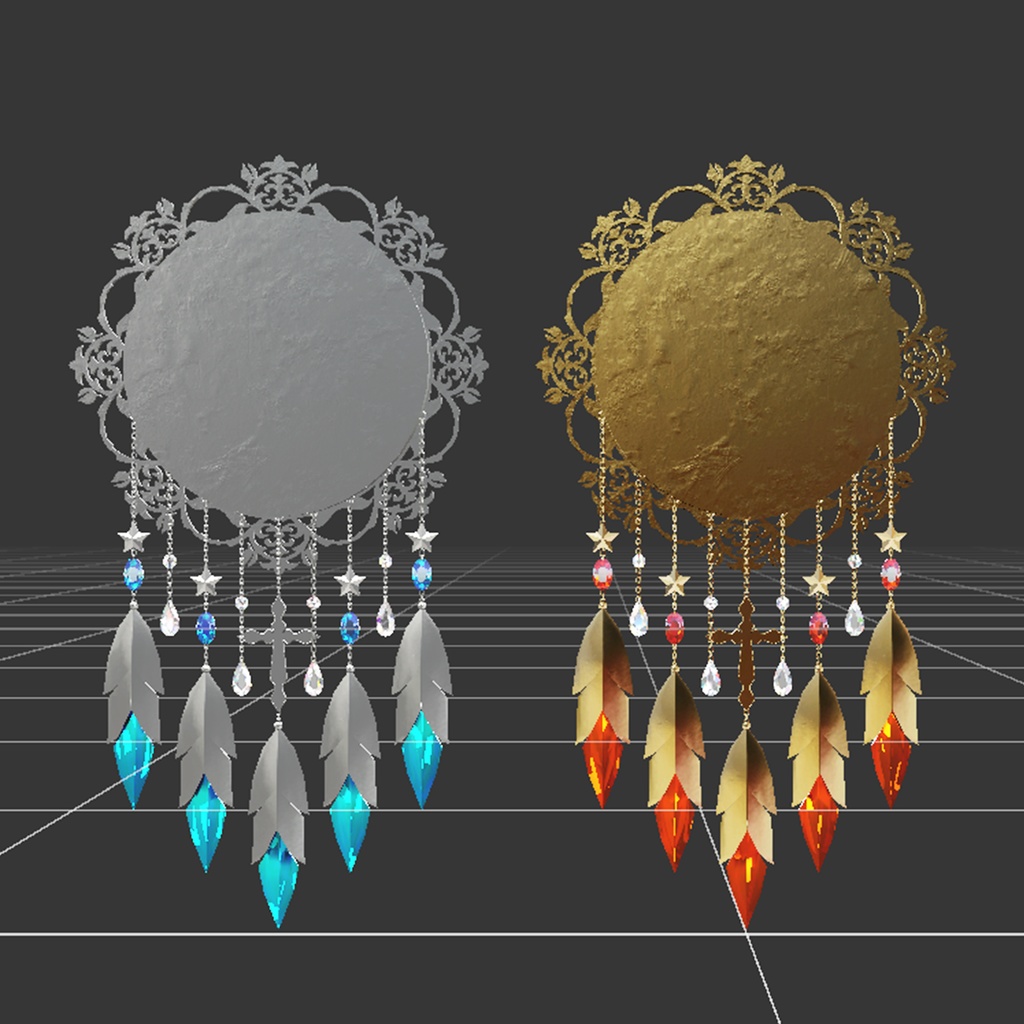 【3Dモデル|無料あり】ウォールデコ『Duo Gloria/デュオ・グロリア』