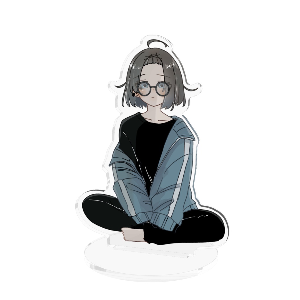 めがねポンパ月菜アクリルスタンド