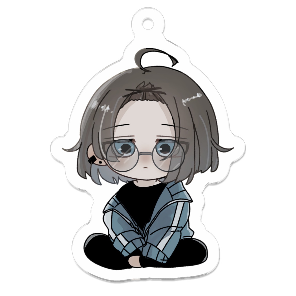 めがねポンパ月菜アクキー