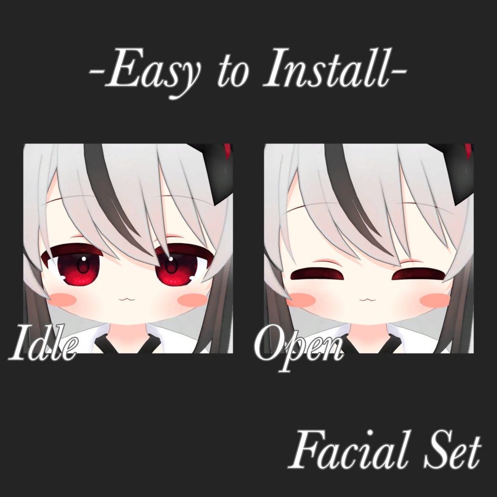 シンプルなネメシス用表情セット