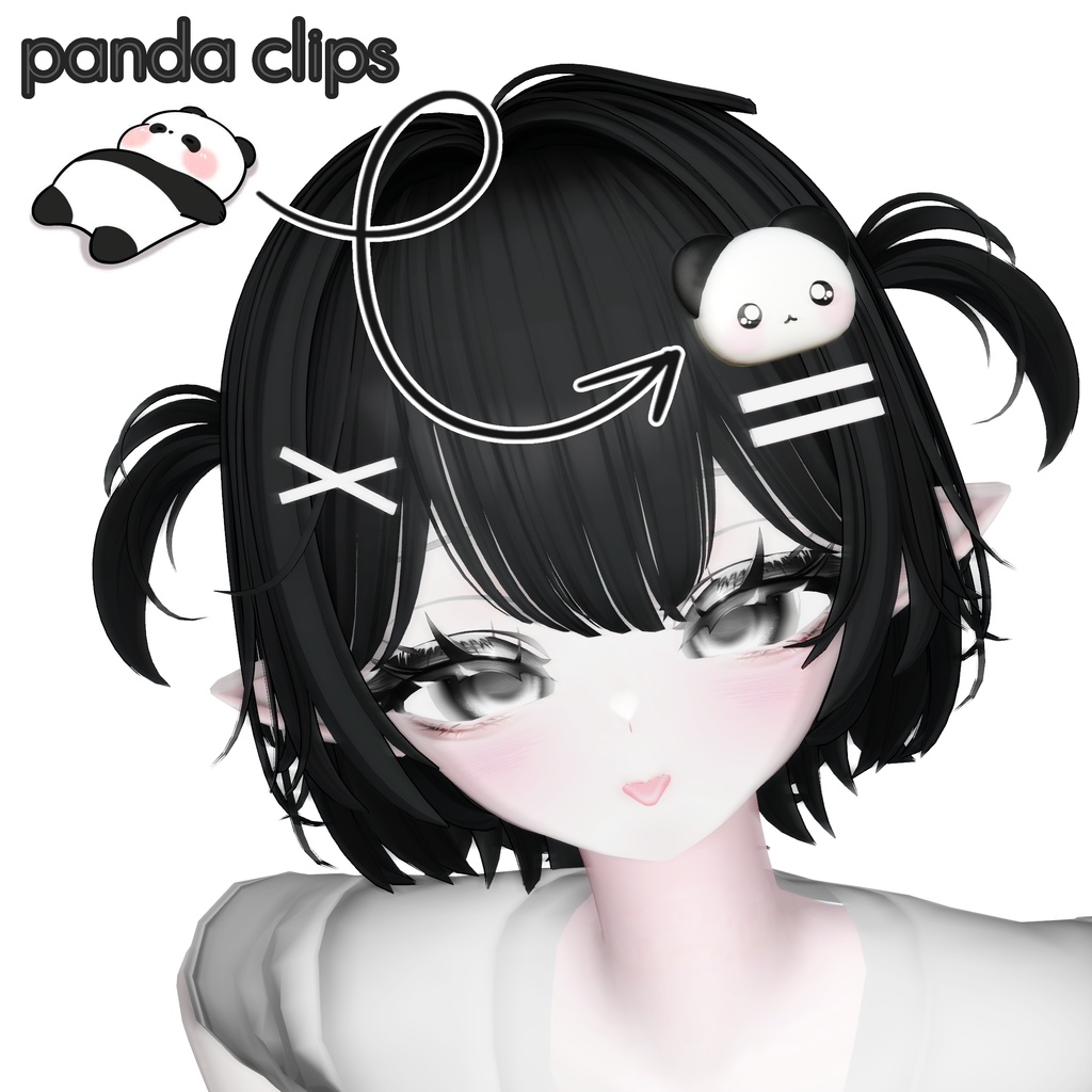panda clips .ᐟ
