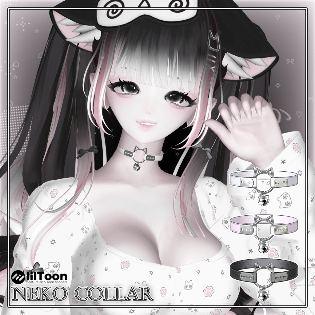 【VRC想定】Neko Collar