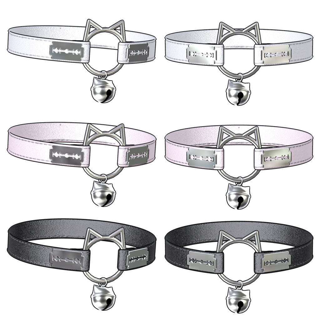 【VRC想定】Neko Collar