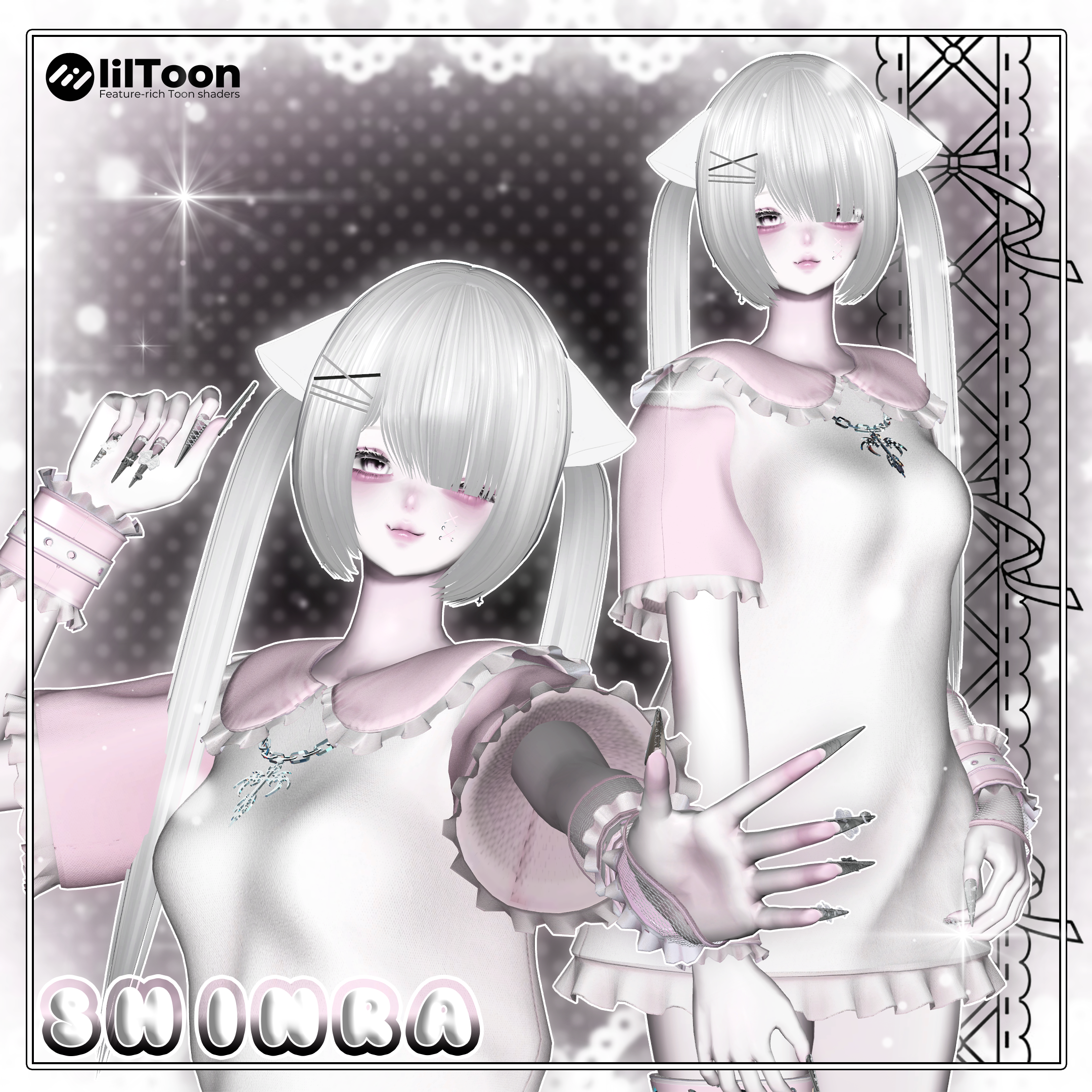 【9 avatars】【VRC想定】𐙚 Lua Hair づ. マ - DOLLPILLED - BOOTH